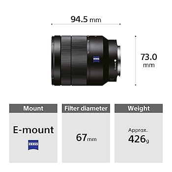 SONY 24-70mm F4 ZA OSS 【ZEISS】SEL2470Z Sony FE SEL2470Z 24-70mm f/4 OSS ZA Vario-Tessar T* Zeiss
